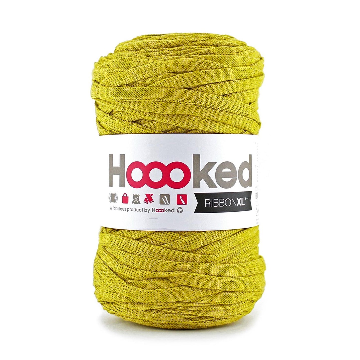 Hoooked RXL SP5 RibbonXL Spicy Ocre 0.8 Cotton T-Shirt Yarn - 120m (393.7'), 250g