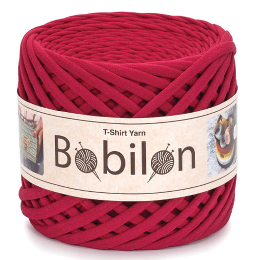 [Bobilon] Micro Ruby Cotton T-Shirt Yarn - 100M, 3-5mm, 200g