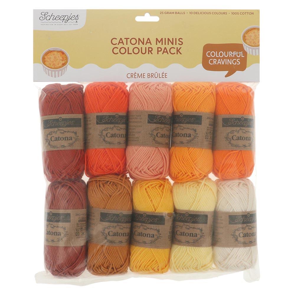 [Scheepjes] 24958 Catona Colour Pack Creme Brulee Yarn - 25g