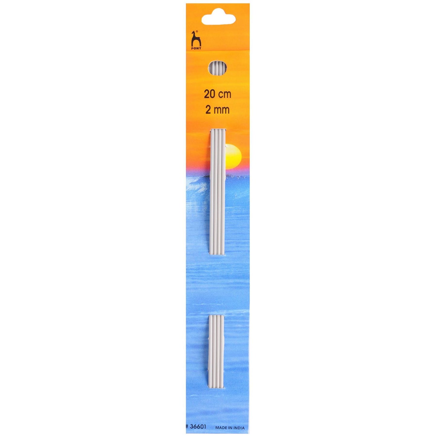 [Pony] Double Ended Knitting Pins - 20Cmx3.00mm, Set of 4