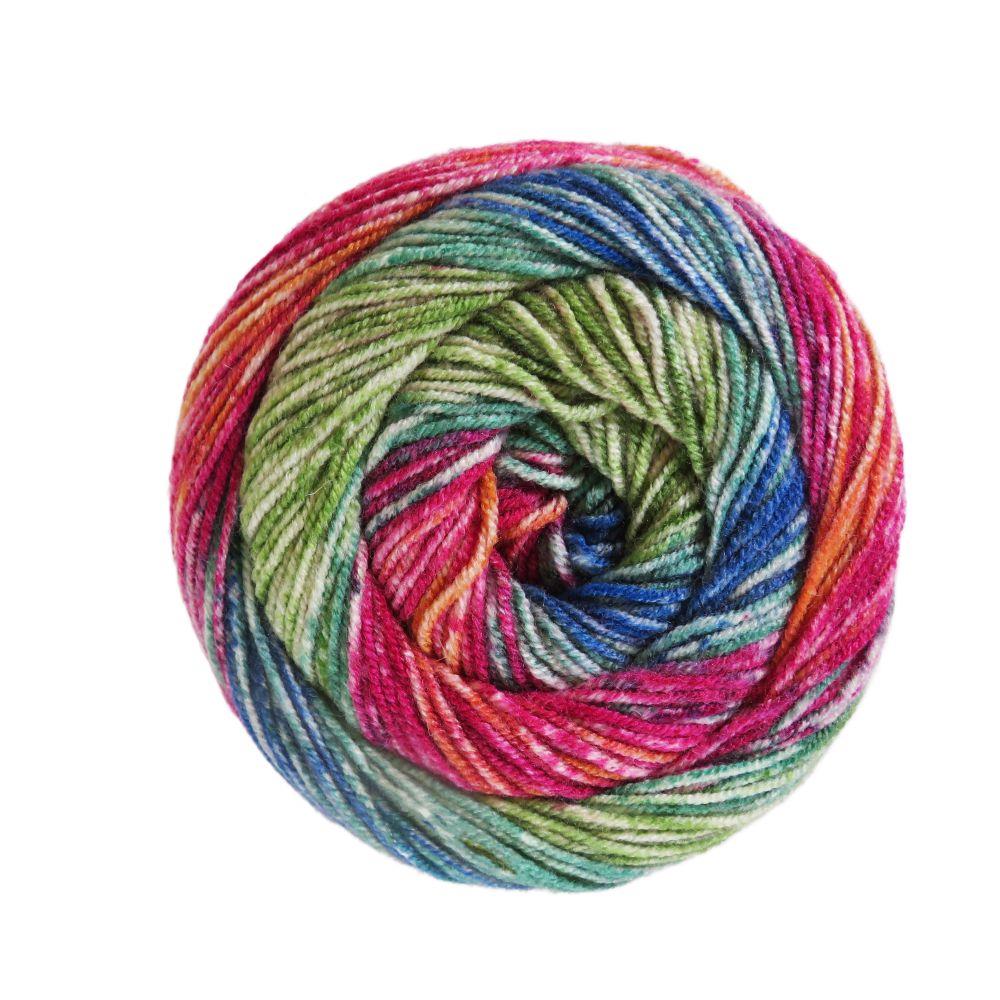 Batik Swirl 80% Acrylic 20% Wool Yarn - 200g Double Knit