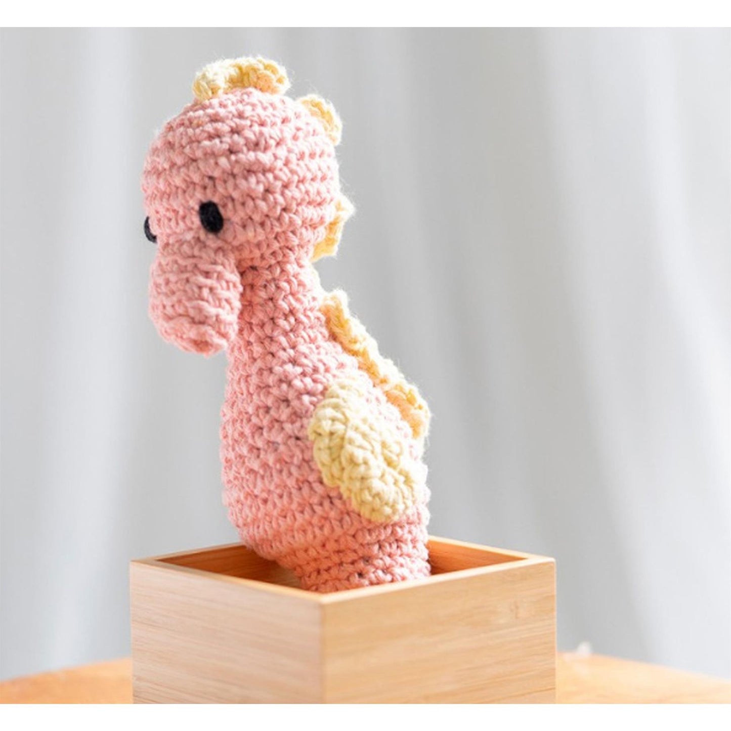 [Hoooked] PAK136700 Eco Barbante Milano Apricot Cotton Seahorse Crochet Amigurumi Kit