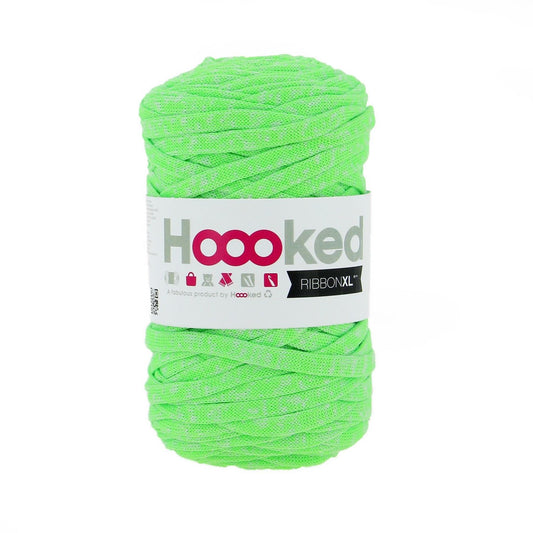 [Hoooked] RXL NEON 1 RibbonXL Neon Electric Lime Cotton Yarn - 120M, 250g