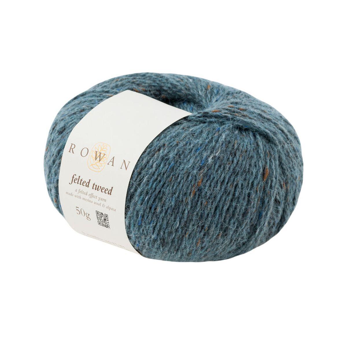 Felted Tweed 50% Wool 25% Alpaca 25% Viscose Yarn - 50g