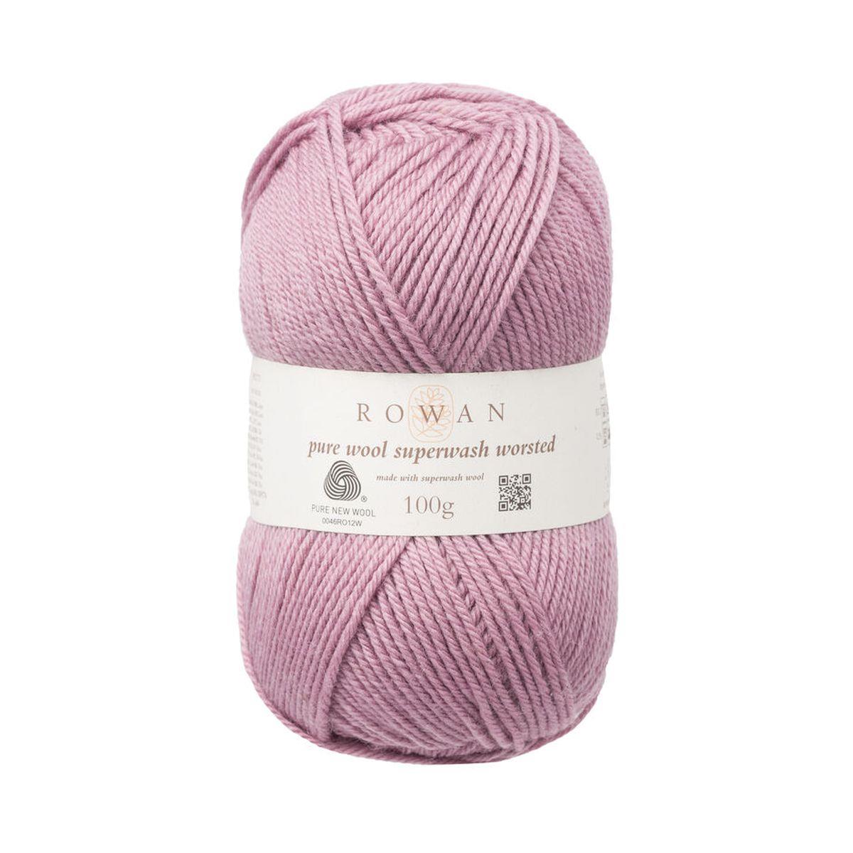 Pure Wool Superwash Worsted 100% Wool Yarn - 100g