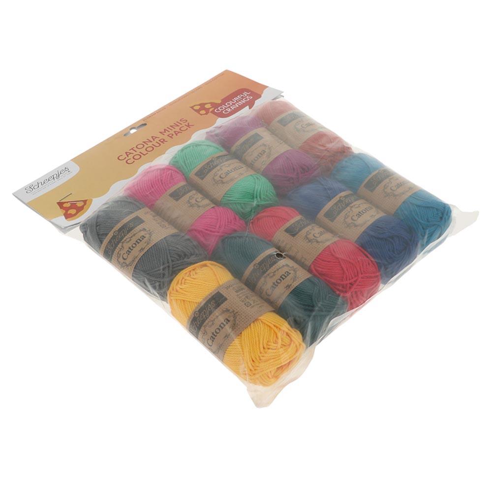 [Scheepjes] 24956 Catona Colour Pack Pizza Pie Yarn - 25g