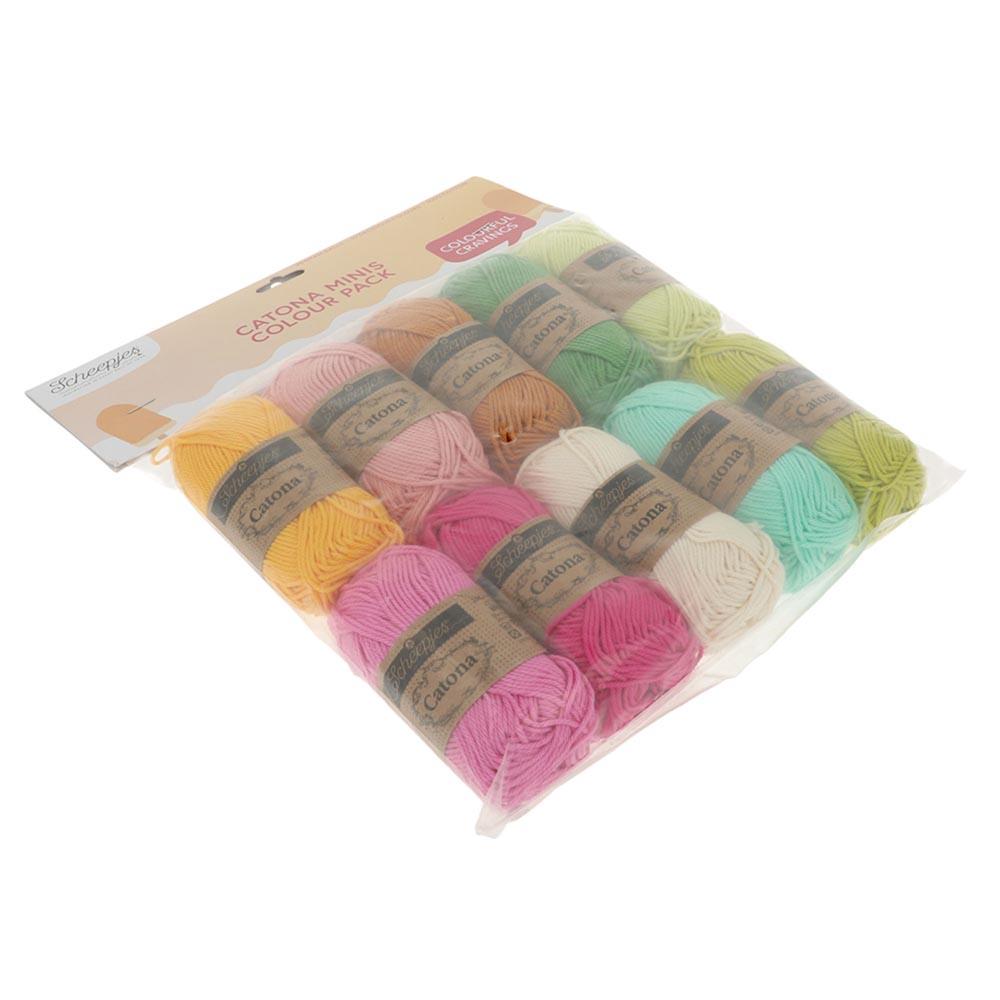 [Scheepjes] 24954 Catona Colour Pack Creamsicle Yarn - 25g
